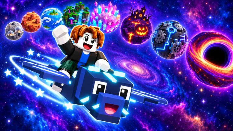 Artwork for the 🚀 WORLD 2 is coming! 🪐 event in Steal A Pet And Ride It