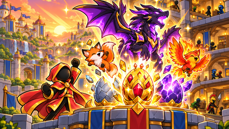Artwork for the PETS, BASES AND MORE! event in Roll A Stickman