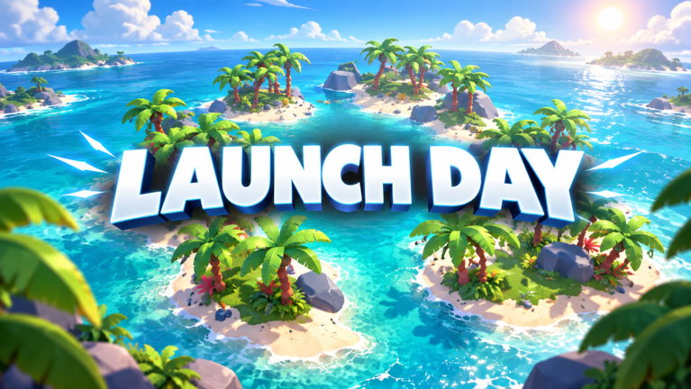 Artwork for the Launch Day! event in Harpoon a Fish