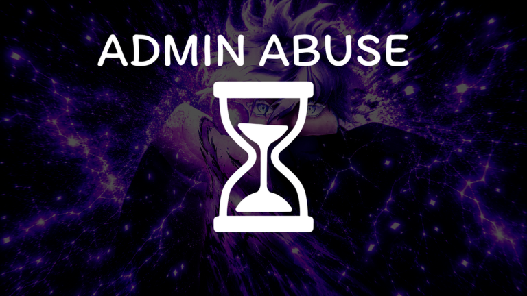 Artwork for the Admin Abuse event in Would You Rather: Anime Abilities Tower
