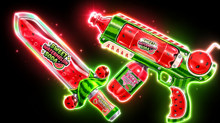 Artwork for the Summer Update event in Knife VS Gun DUELS