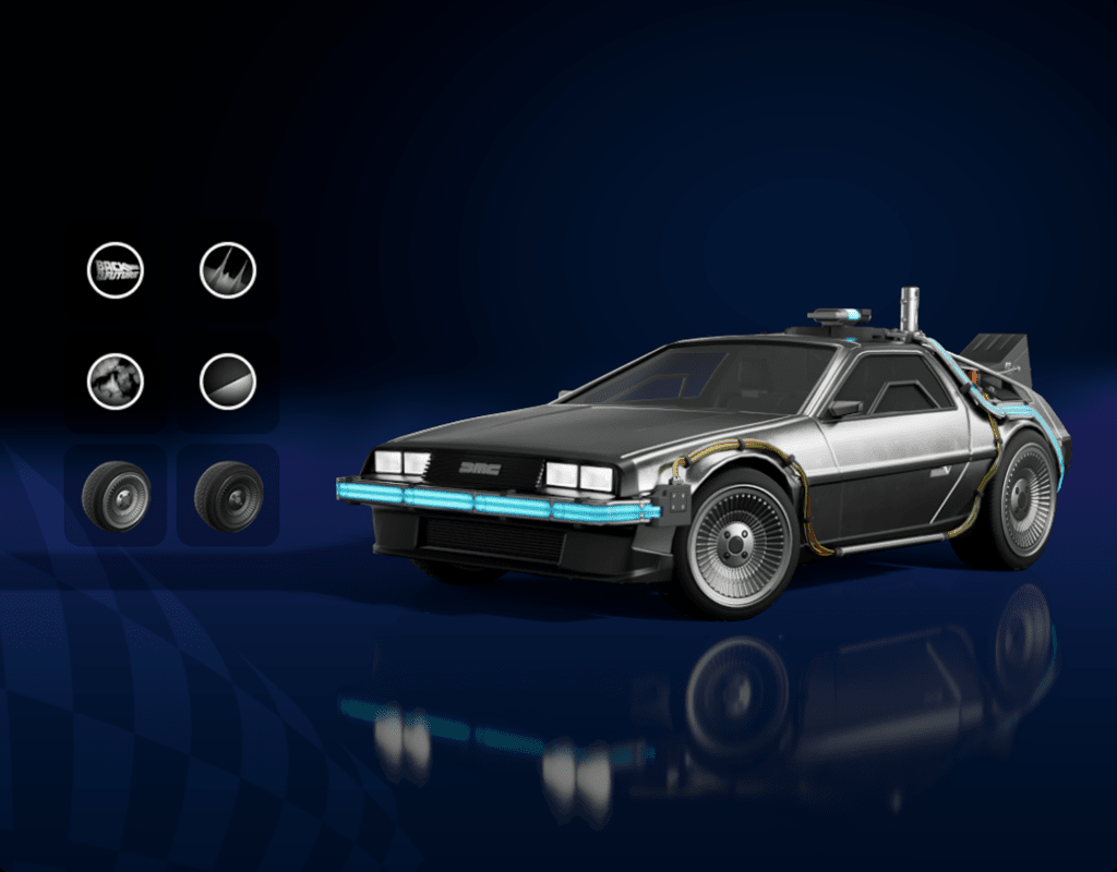 Back To The Future Time Machine — Fortnite item shop