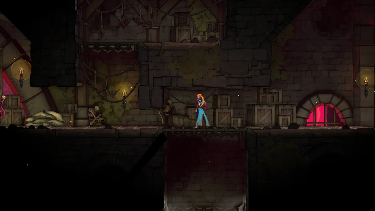 Rose walking through the Undercity in Paris Streets