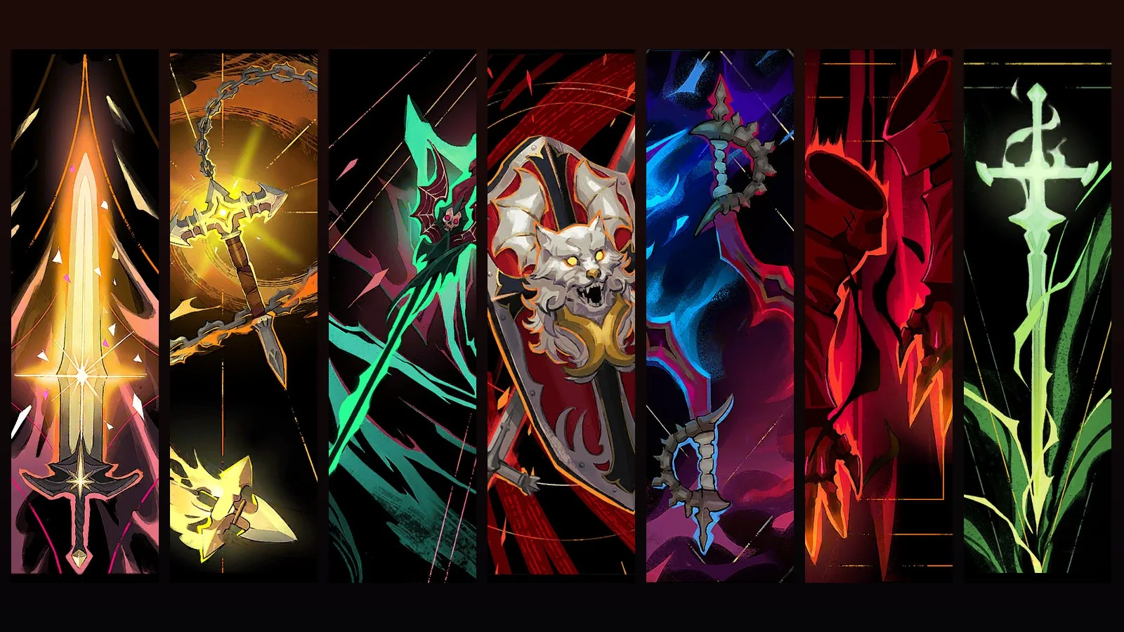 Castlevania: Belmont's Curse Legendary weapons including Excalibur, Vampire Killer and Chauve-Souris