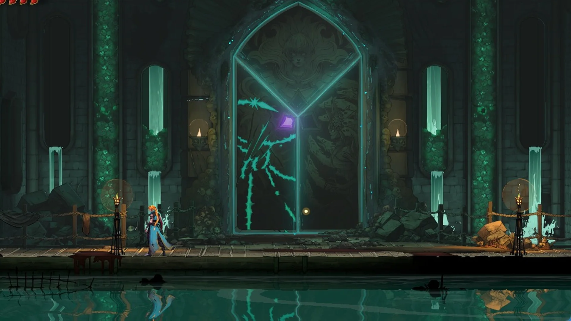 The Gate to the Catacombs in Castlevania: Belmont's Curse