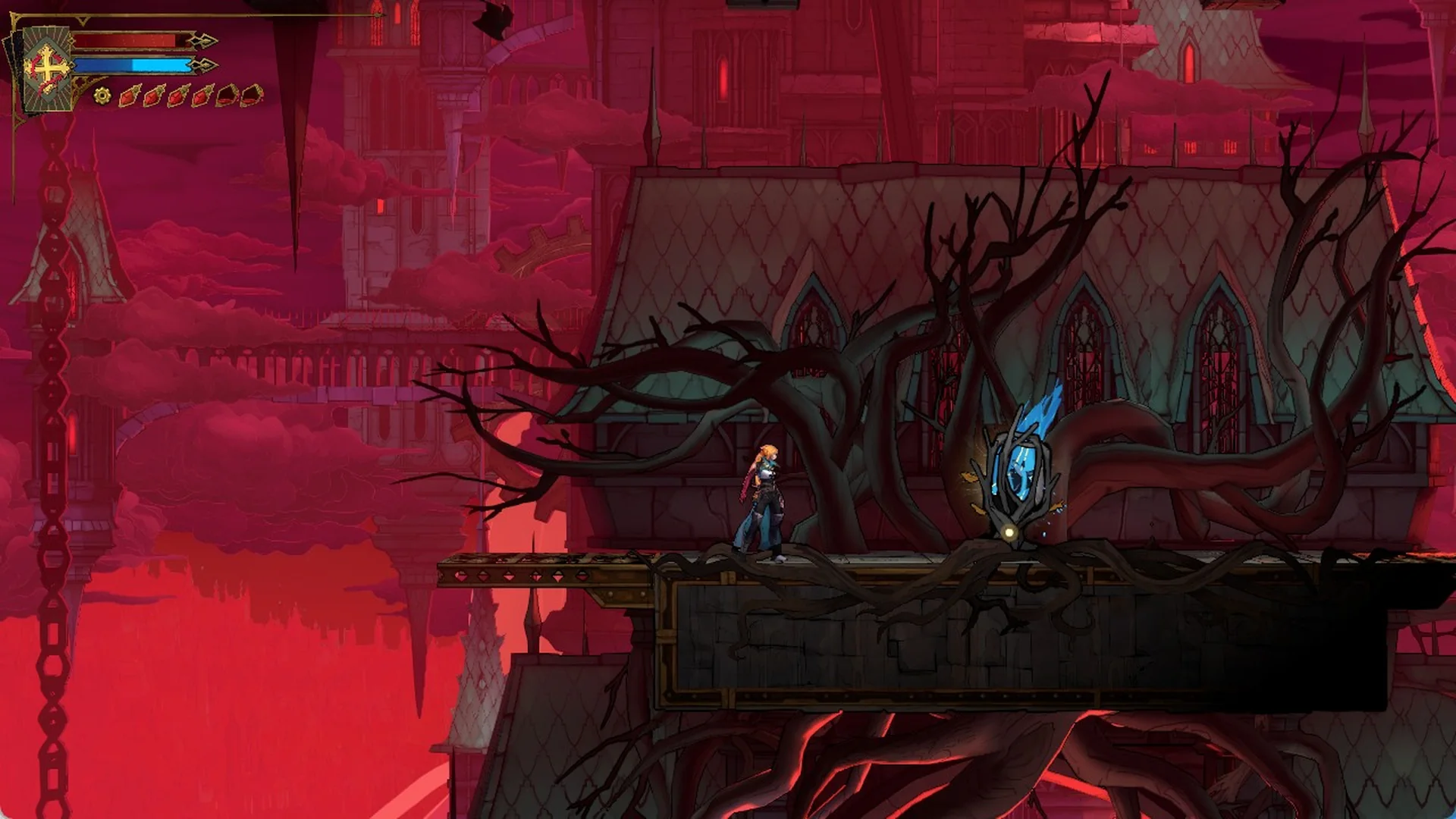 Rose at the Wise Heart Fragment in the dead tree roots of the Upper Gallery