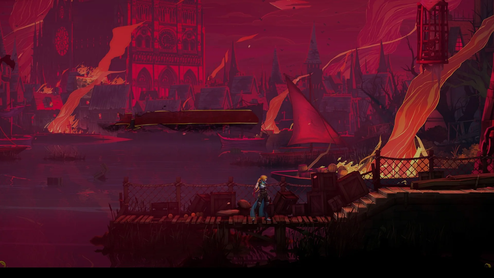 Rose on the docks of the River Seine at the start of the game