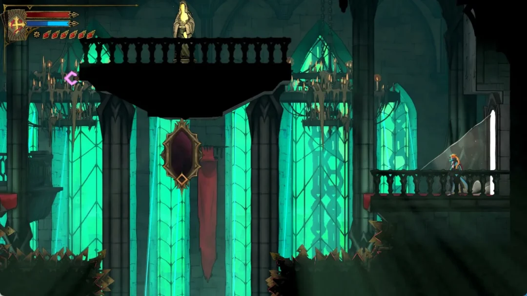 Rose in the West Hall gallery of the Main Hall in Castlevania: Belmont's Curse