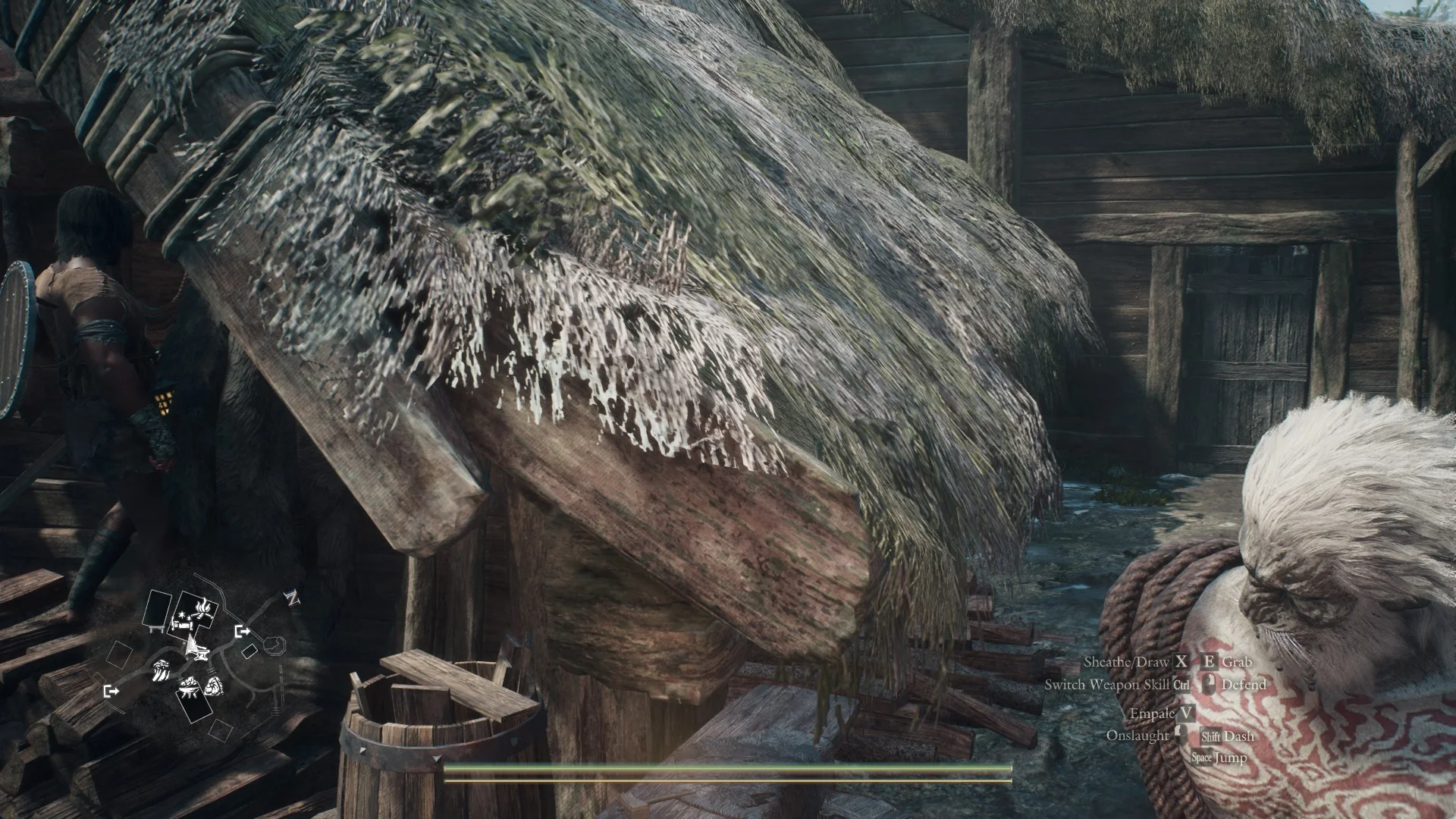 Hal beside his forge in the Norgandian Settlement