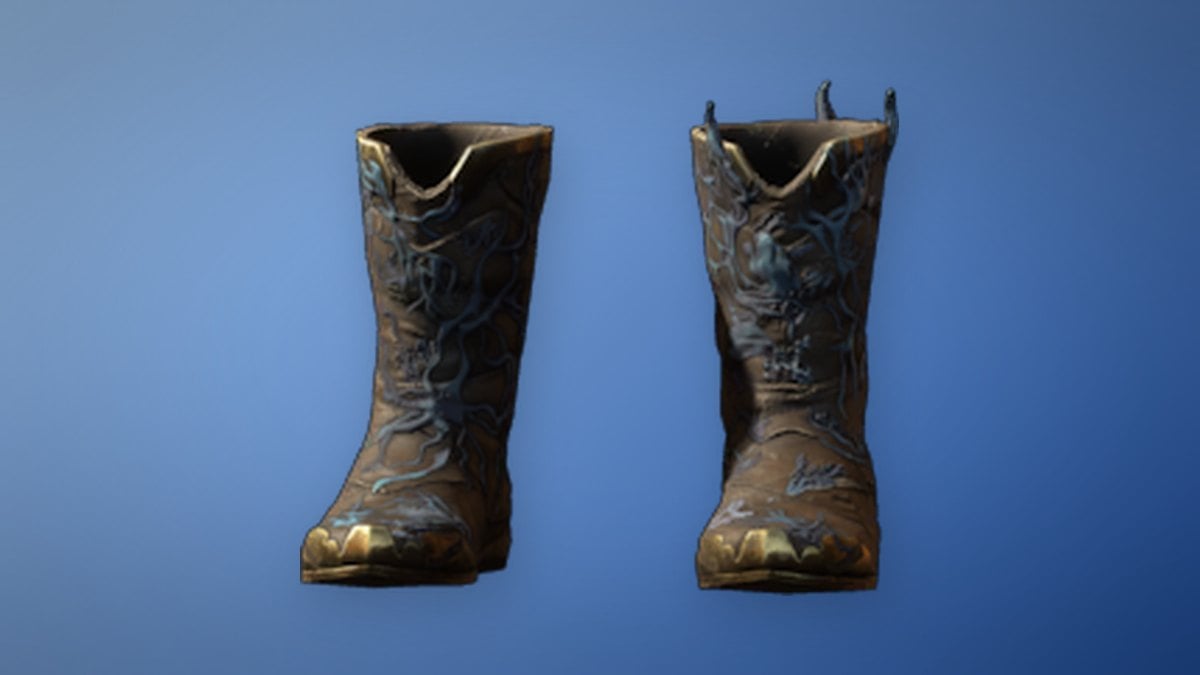Omen Boots store art from Enshrouded