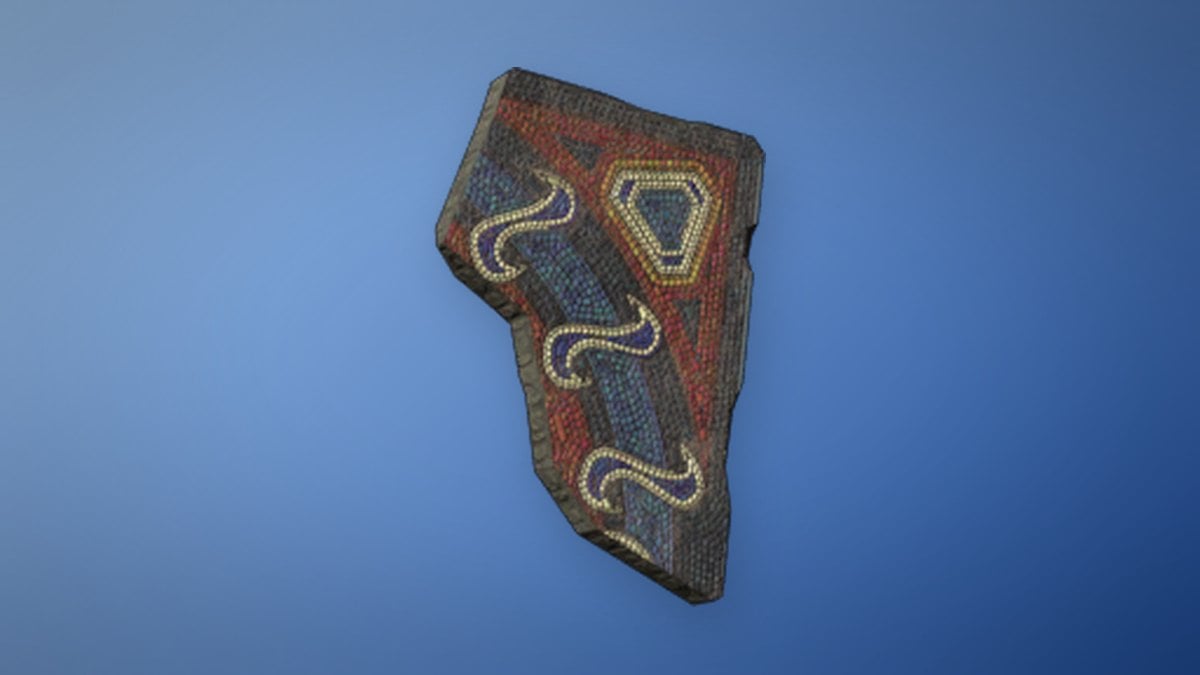 Flame Mosaic Piece I store art from Enshrouded