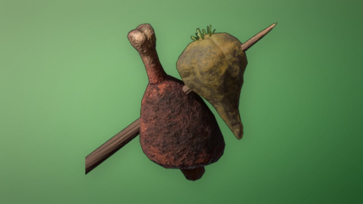 Meat and Forest Beet Skewer