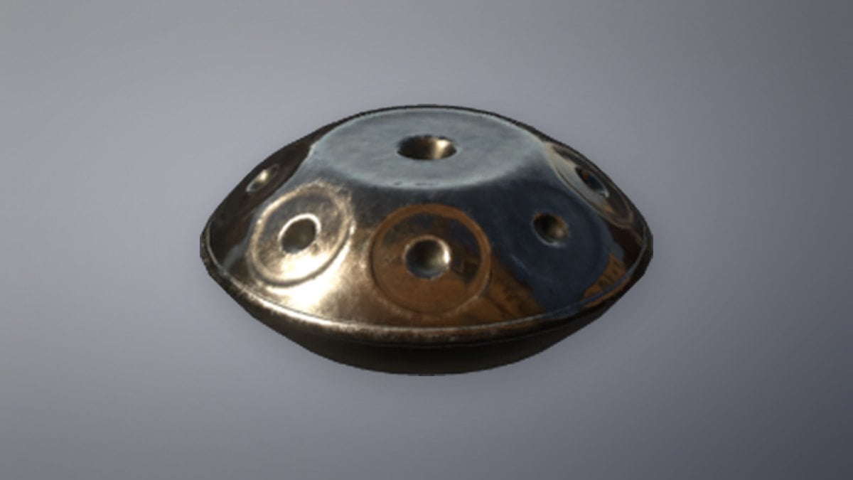 Handpan store art from Enshrouded