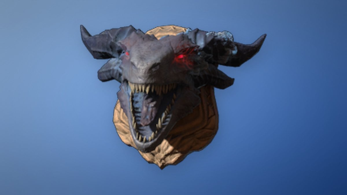 Fell Dragon Youngling Trophy store art from Enshrouded