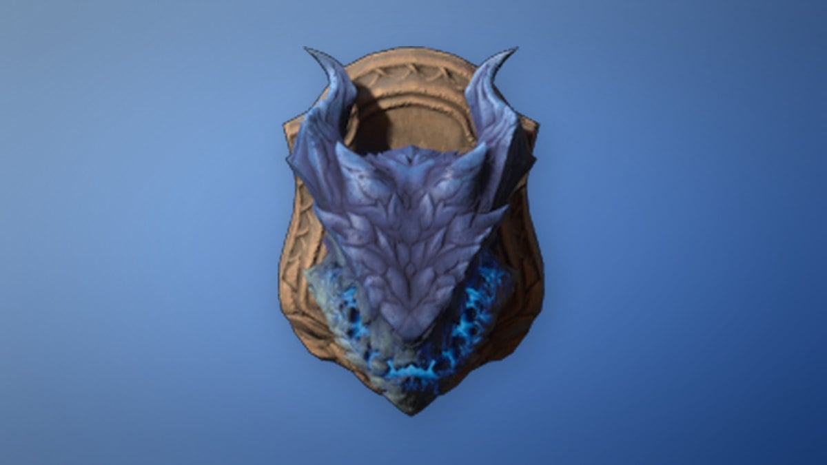 Fell Wispwyvern Trophy store art from Enshrouded