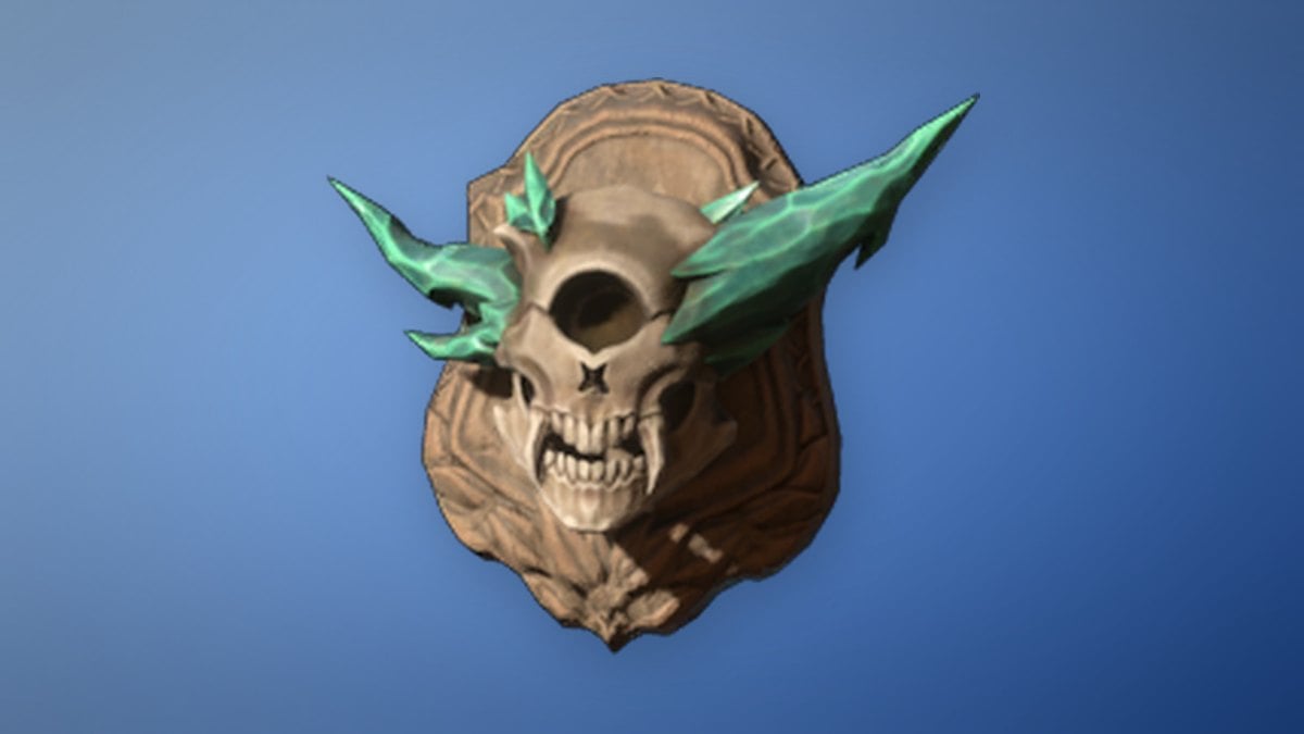 Hollow Cyclops Trophy store art from Enshrouded