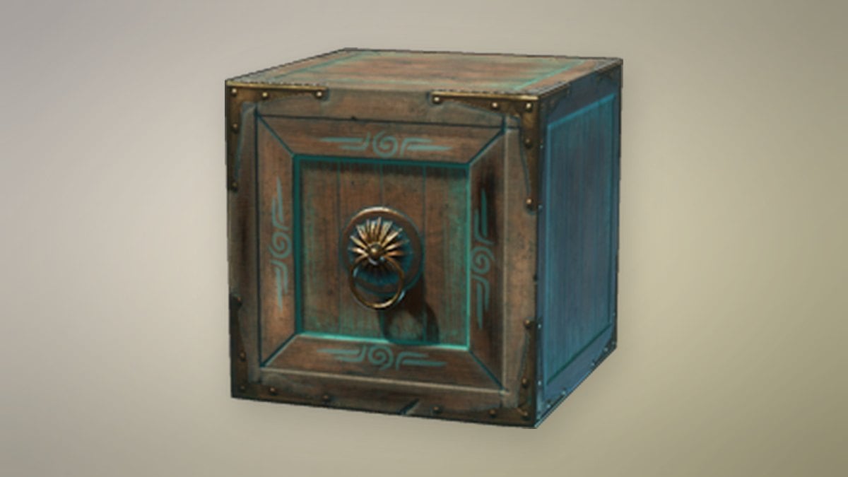 Huge Magic Chest store art from Enshrouded