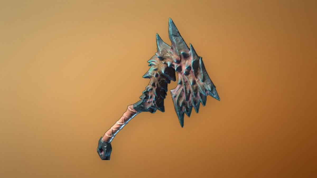 Jagged Obsidian Axe store art from Enshrouded