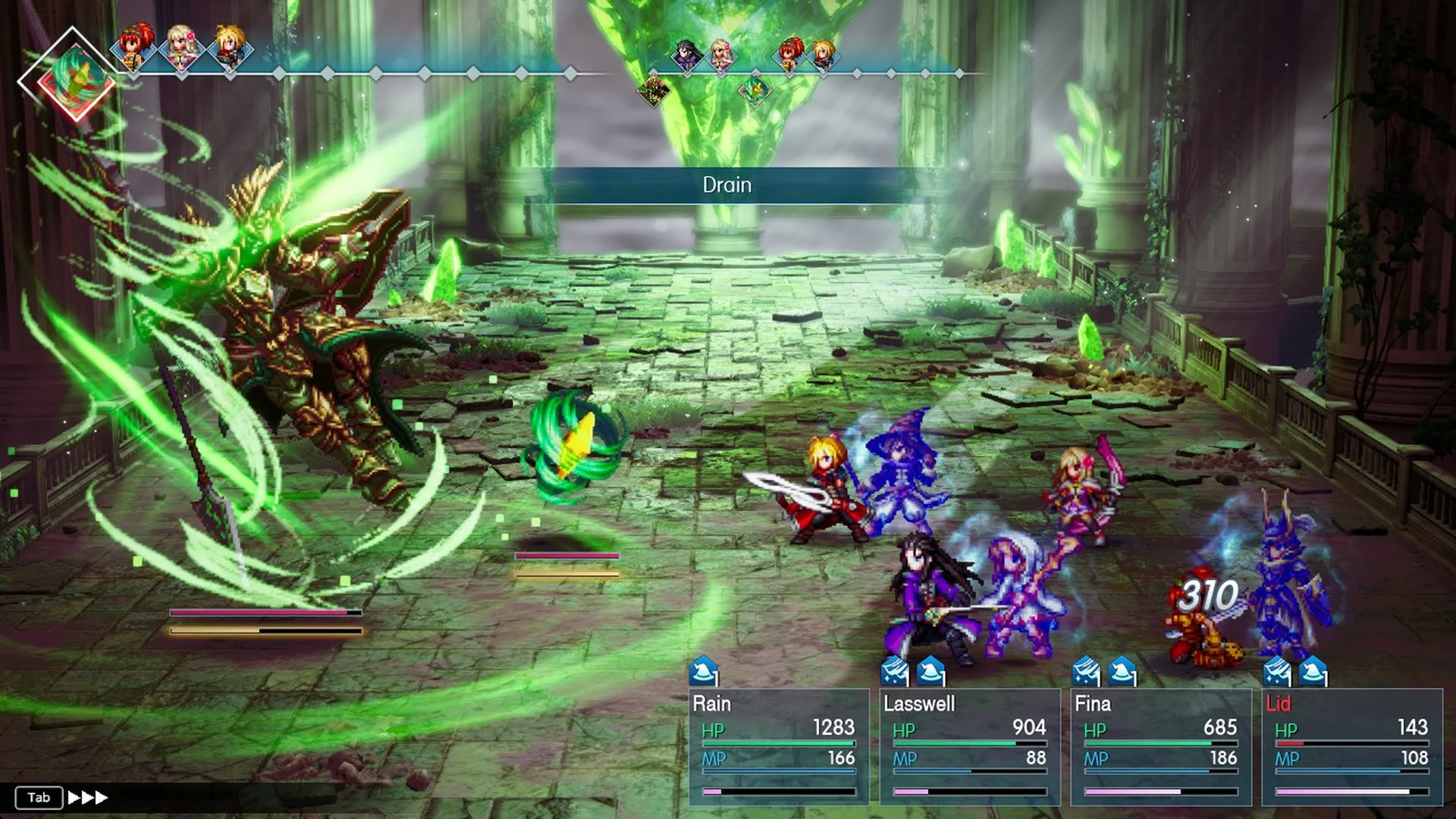 Aether's Minion using Drain on Lid for 310