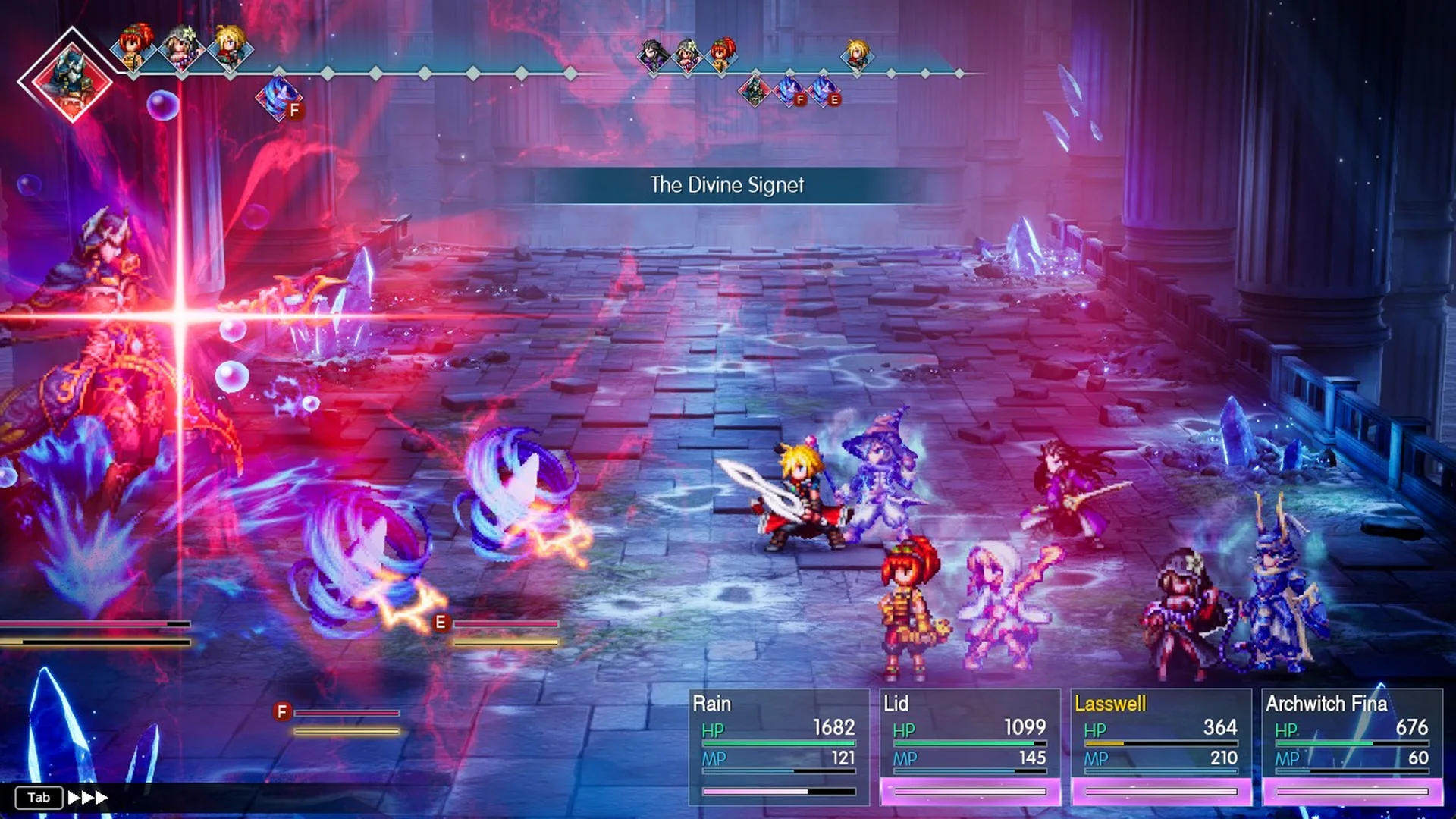 Banner: The Divine Signet in the Alluvion battle