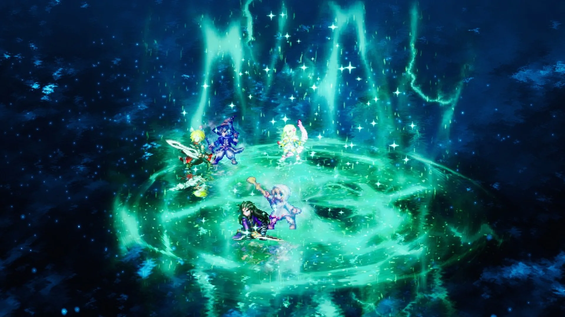Leah and Tronn Visions beside the party during the Healing Wind Resonance