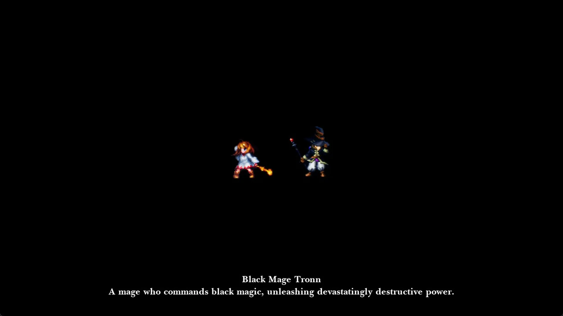 Black Mage Tronn card reading A mage who commands black magic, unleashing devastatingly destructive power