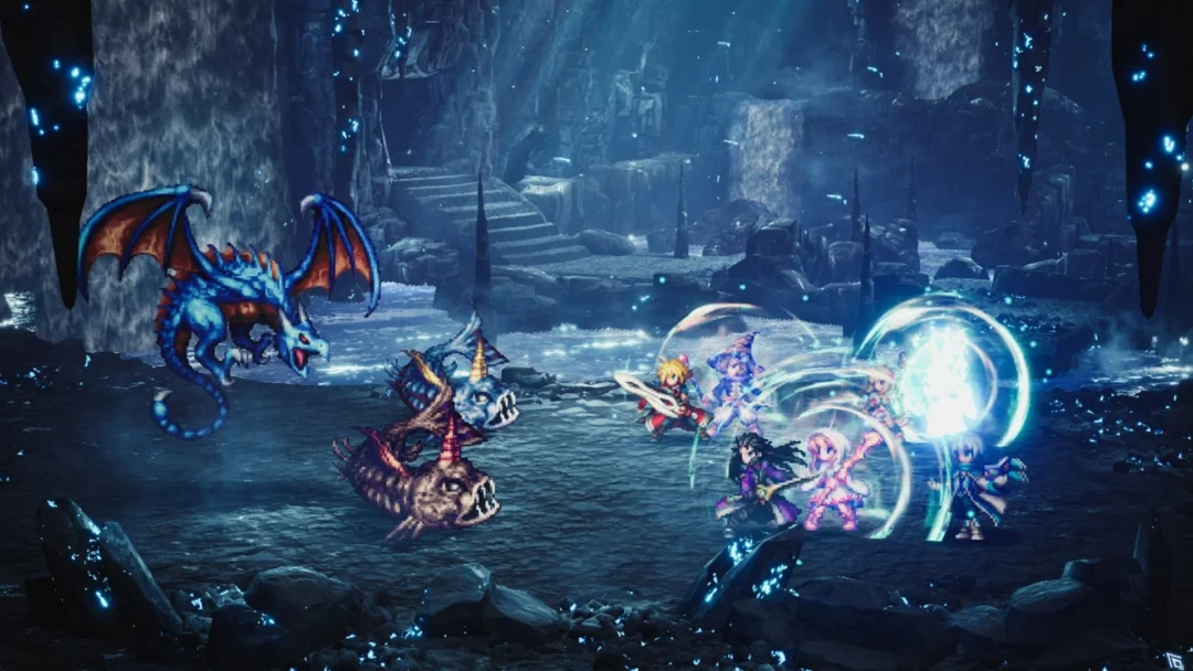 Wave Lopros battle in the Cave of Waters