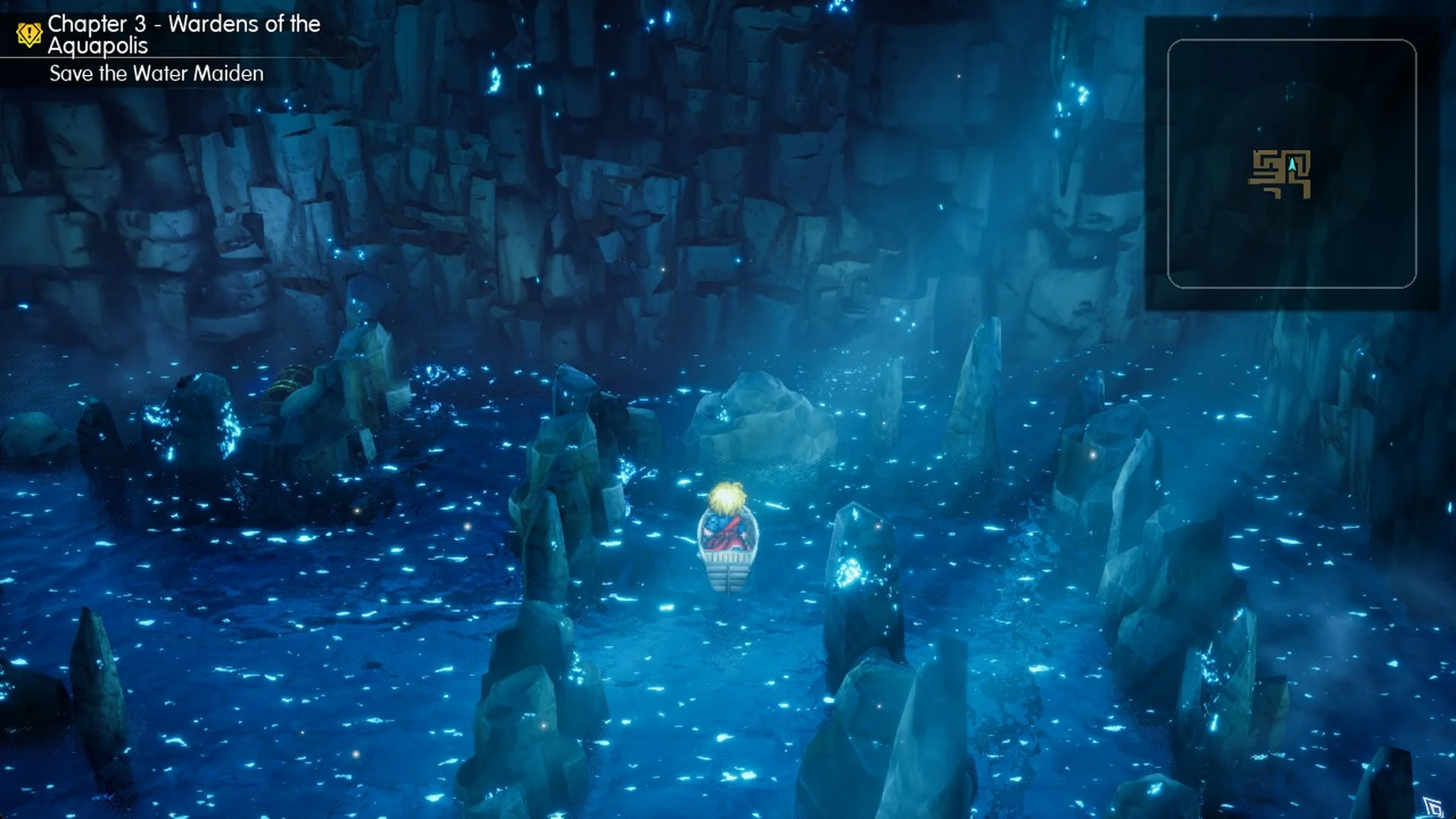 Raft in the main water of Area 3