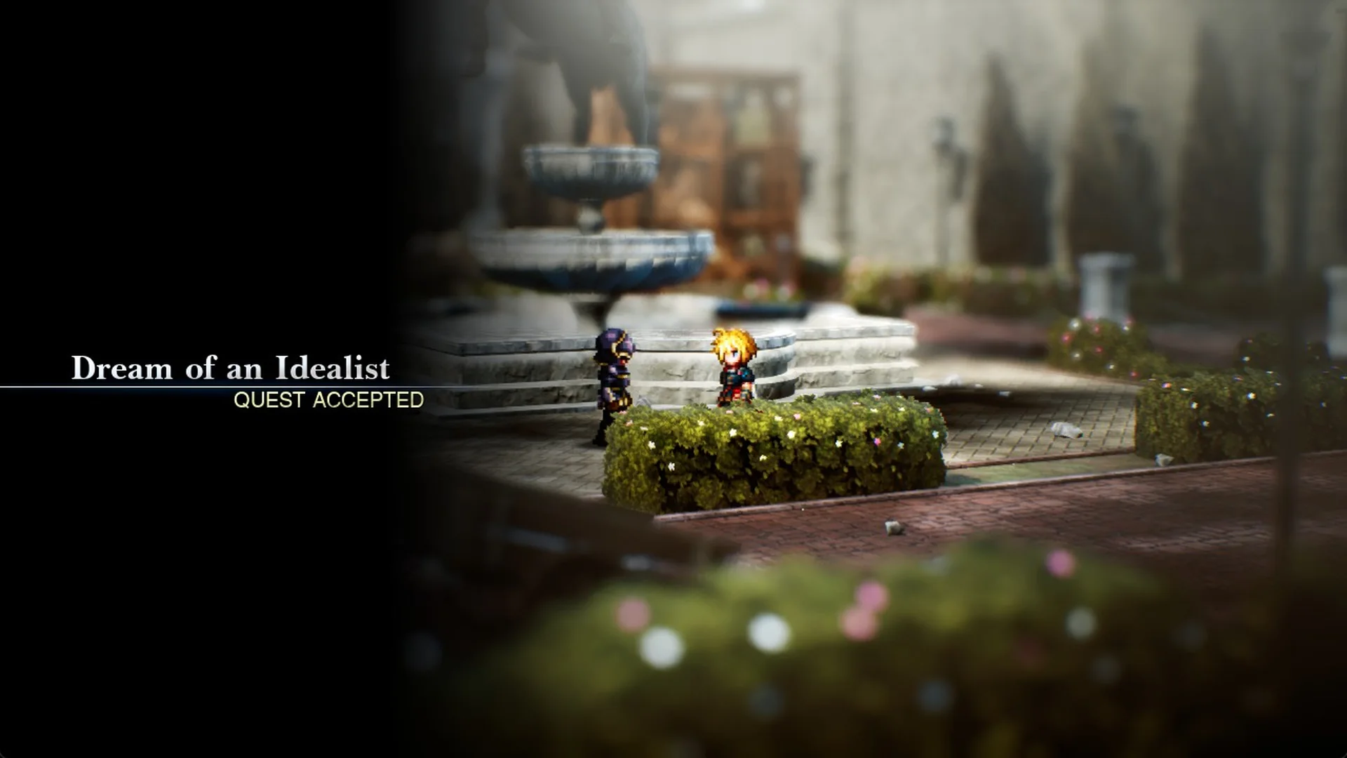 Dream of an Idealist quest accepted banner