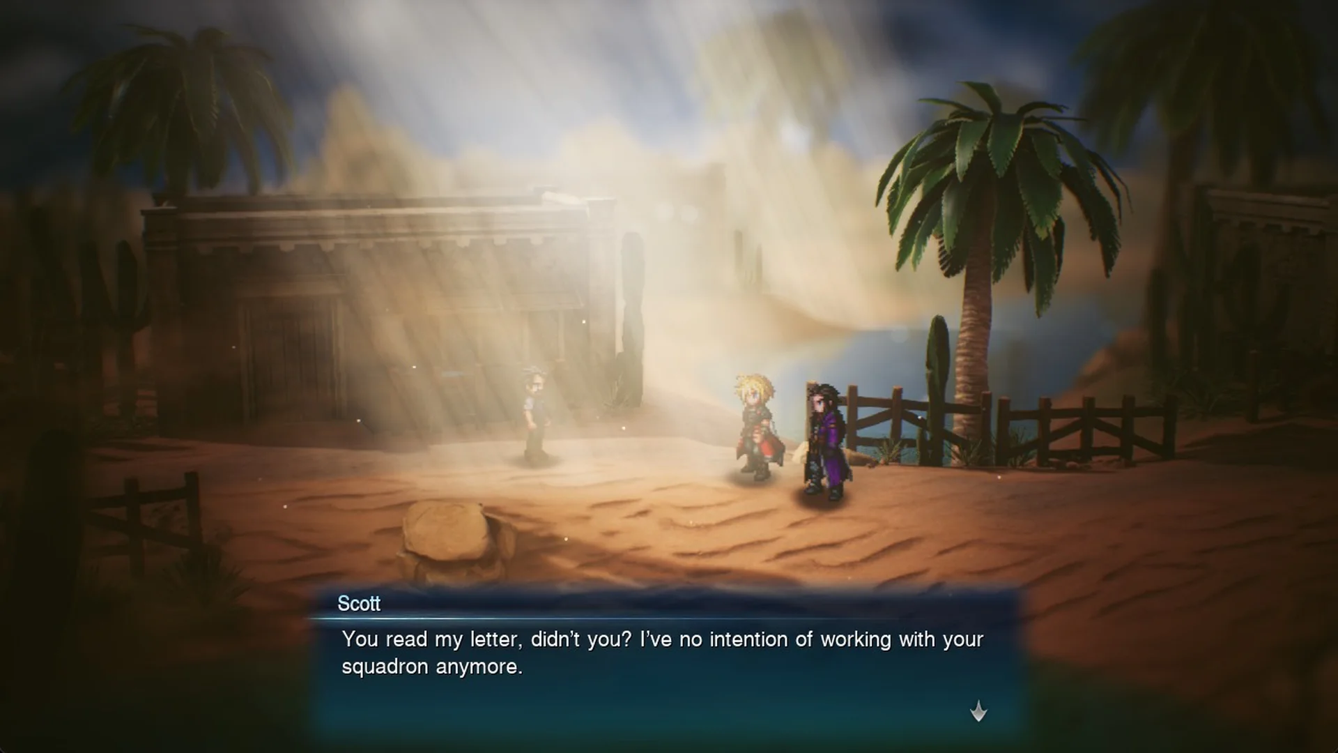 Scott refuses Rain in the Village of Kol
