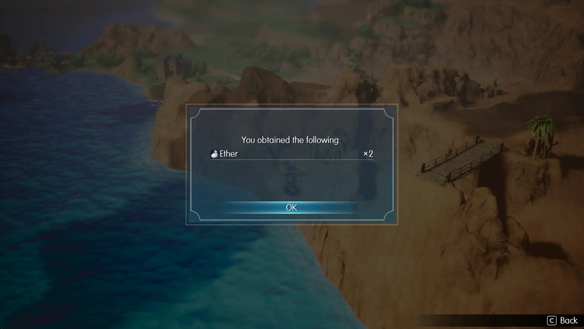 You obtained the following window showing Ether x2