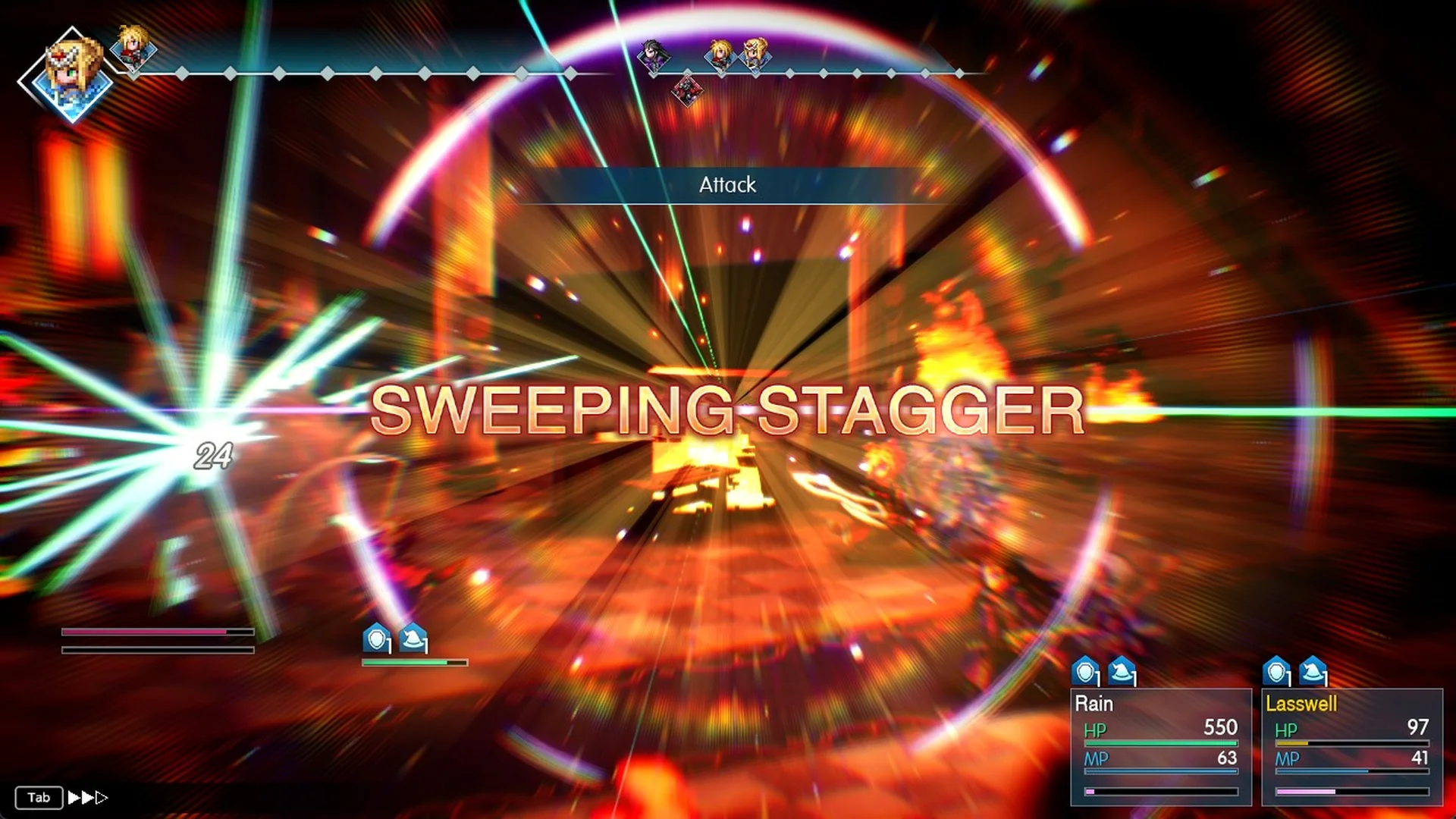 SWEEPING STAGGER on Hell's Rider