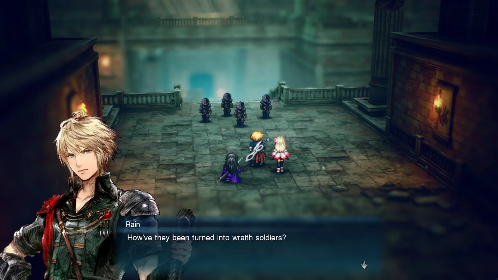 Rain asks how his men were turned into wraith soldiers