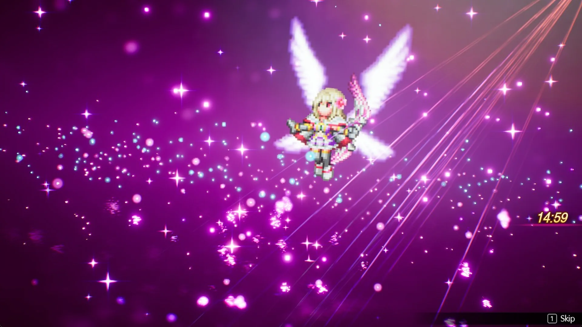 Holy Ray animation with Fina in angel wings