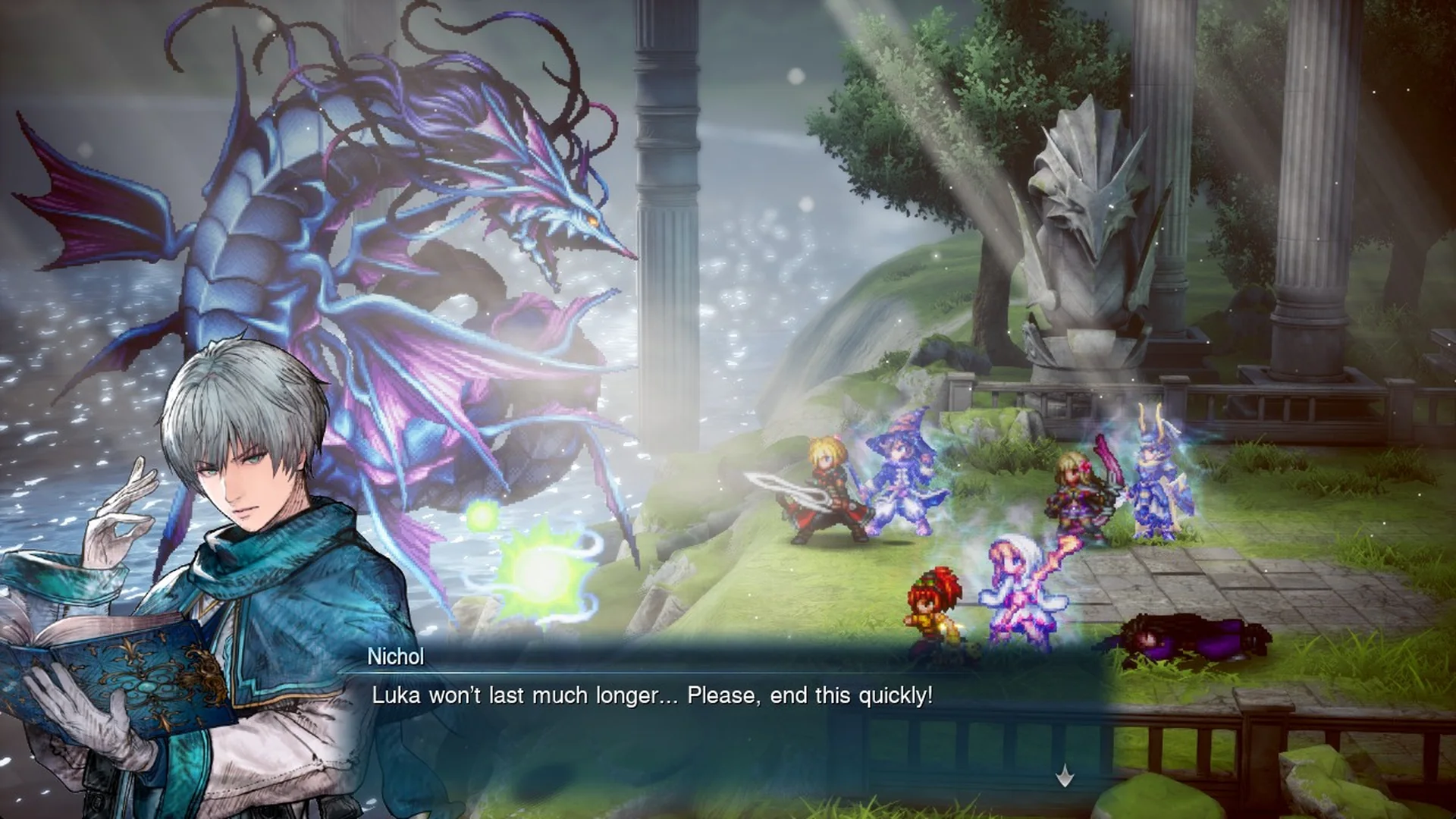 Nichol: Luka won't last much longer... Please, end this quickly!