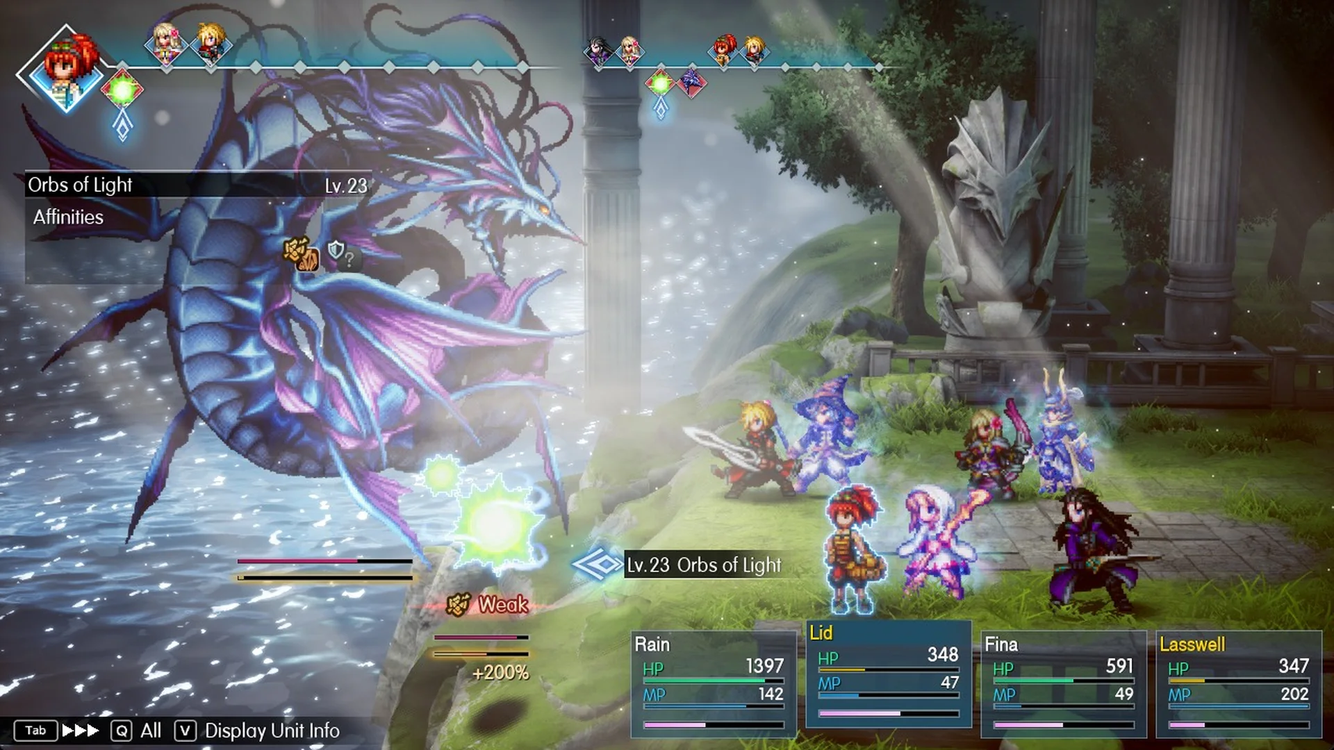 Stonera on the Wind Orb of Light: Weak, +200%