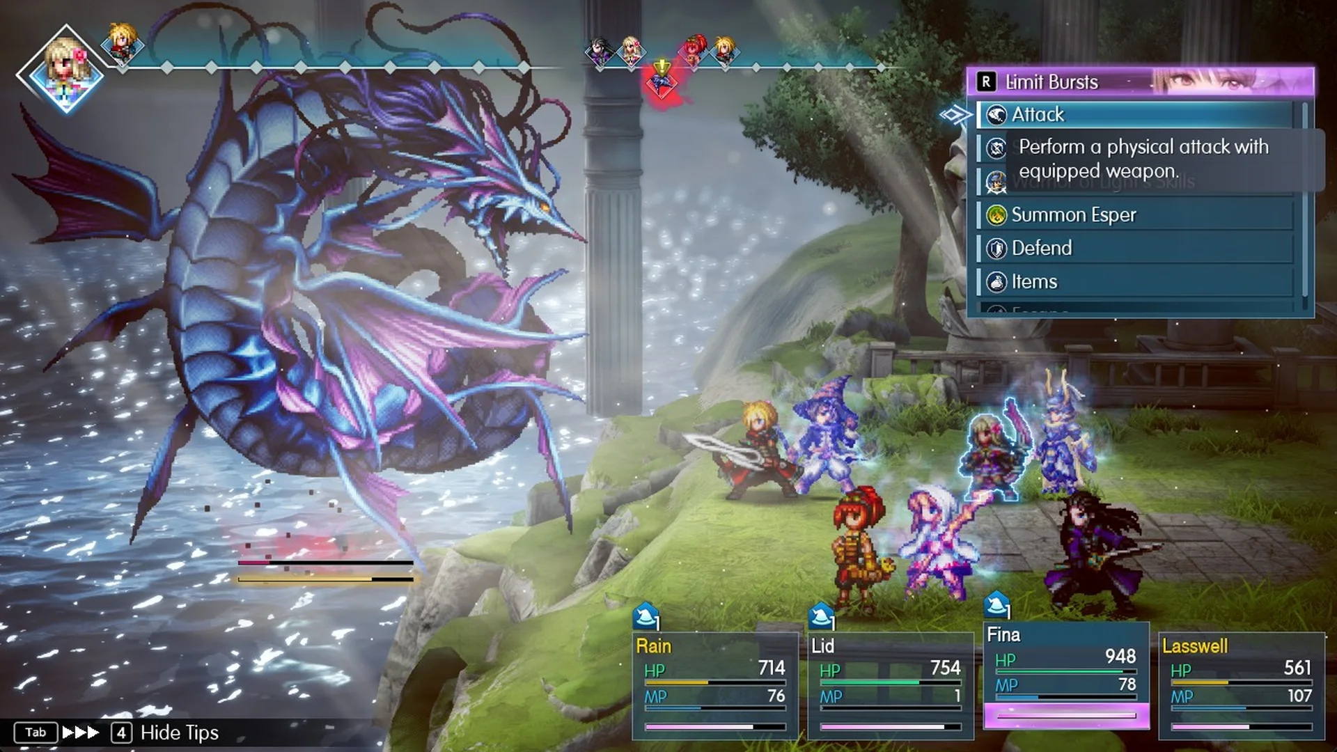 Red crown icon on Leviathan late in the fight