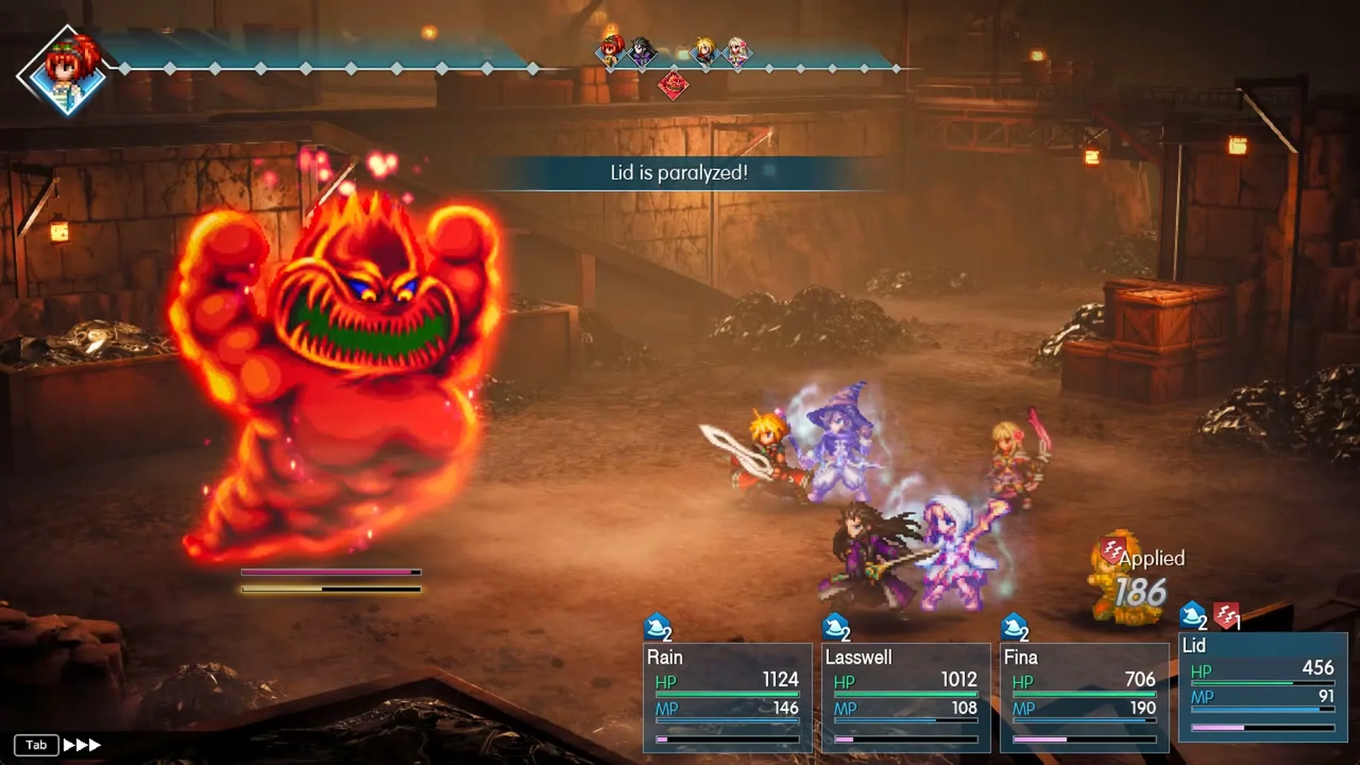 Lid is paralyzed banner after Mom Bomb's Body Slam
