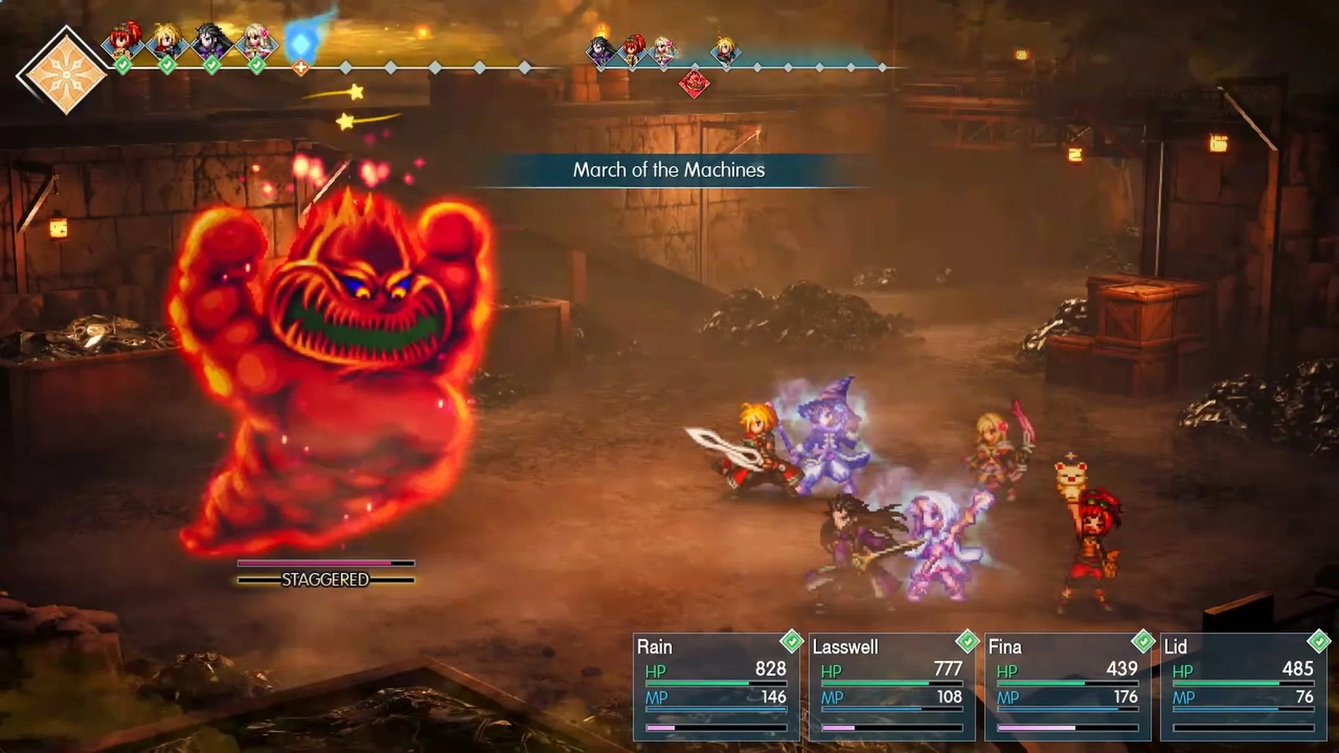 Lid's Limit Burst March of the Machines against Mom Bomb