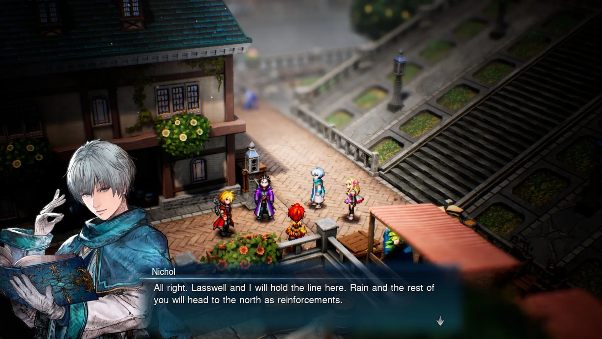 Nichol: Lasswell and I will hold the line here