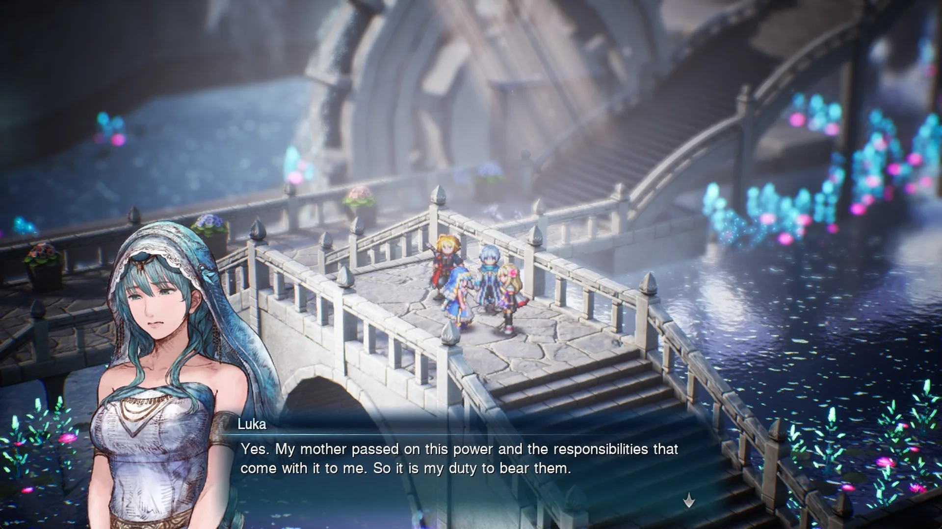 Luka: My mother passed on this power and the responsibilities that come with it to me