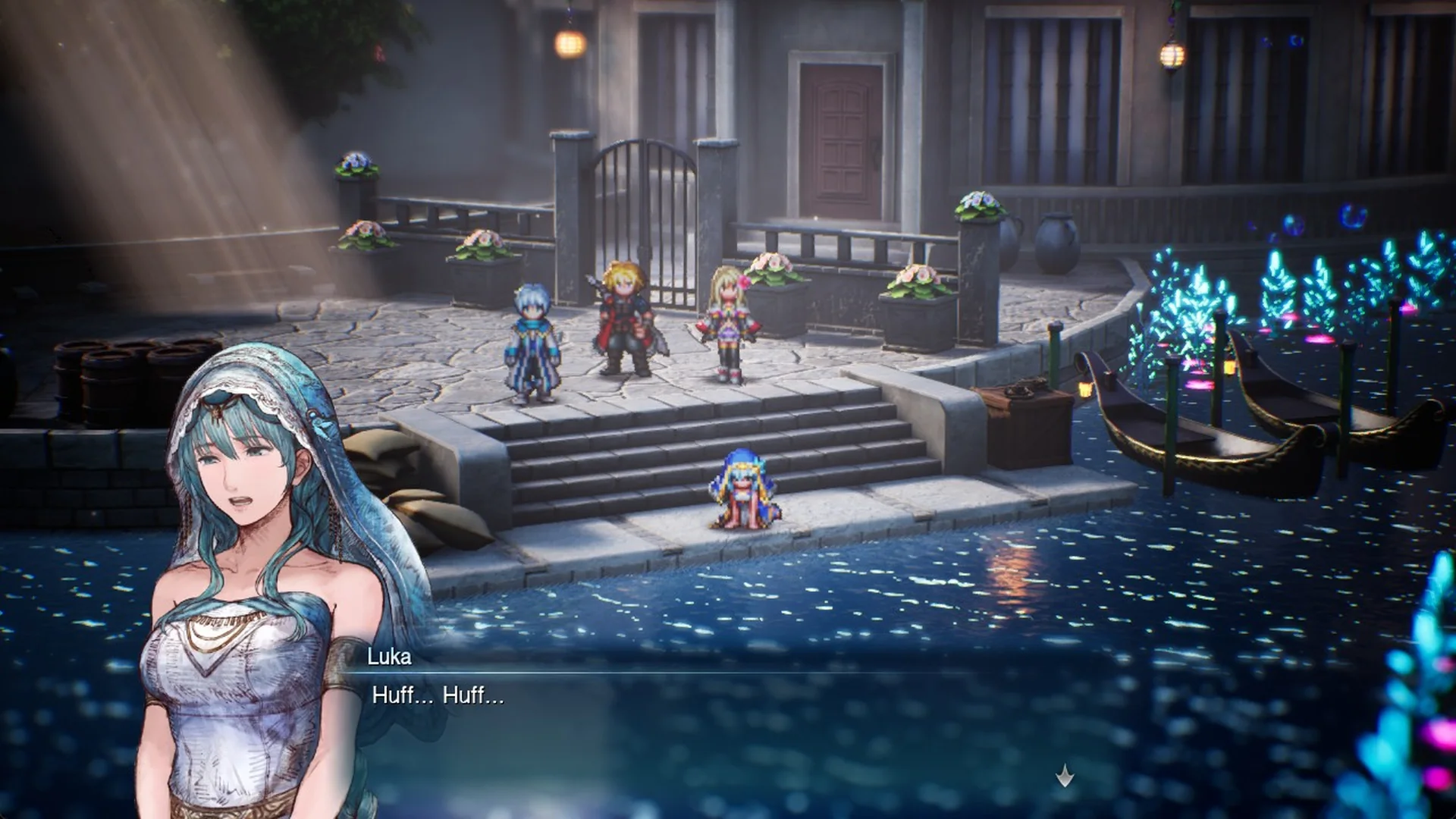 Luka out of breath: Huff... Huff...
