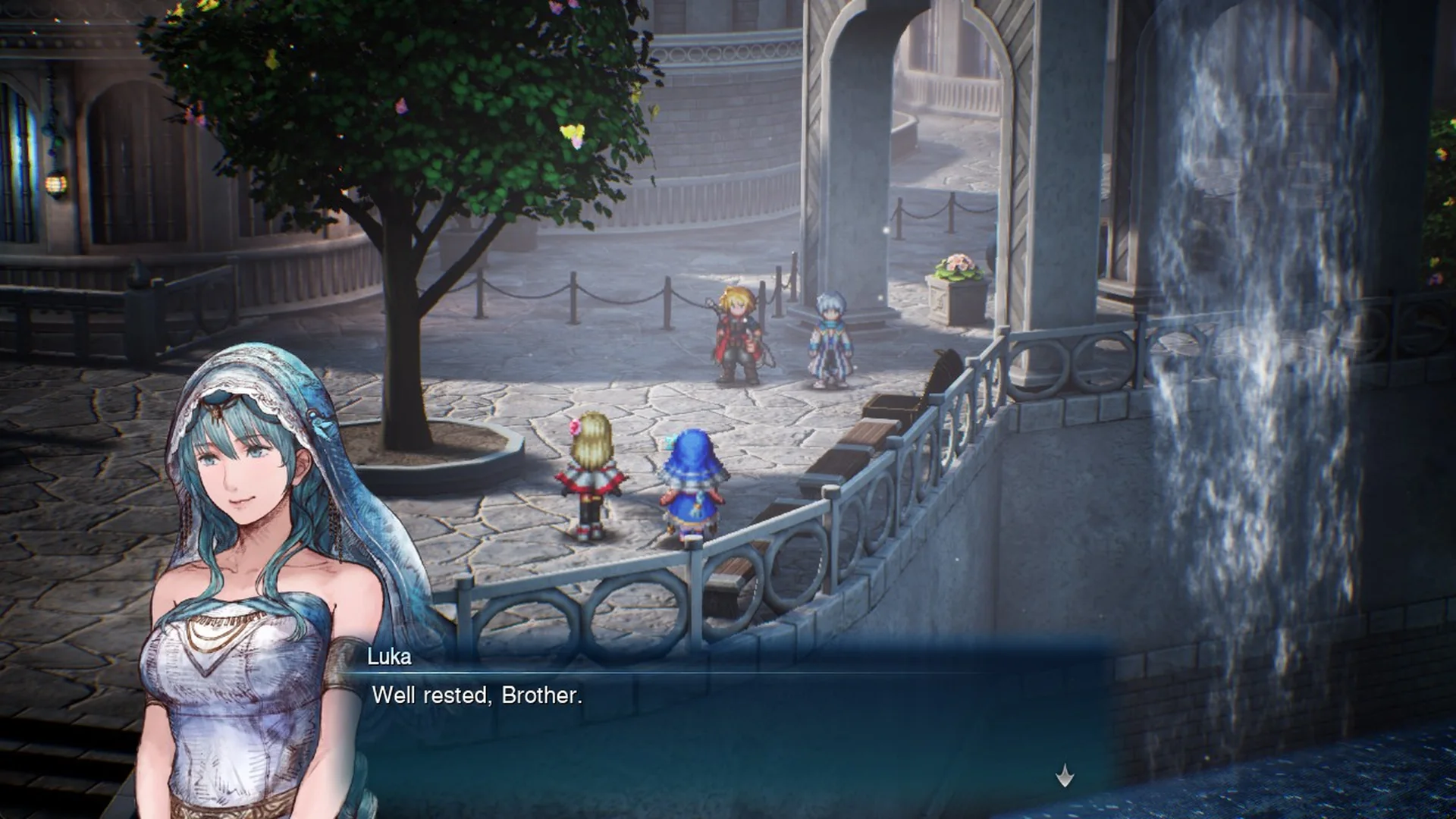 Luka: Well rested, Brother.
