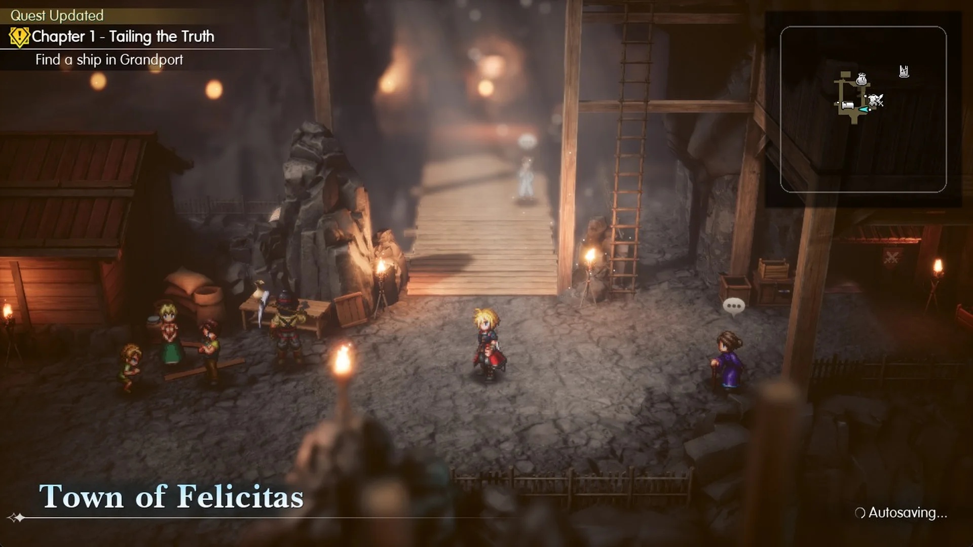 Quest Updated: Find a ship in Grandport, in the Town of Felicitas