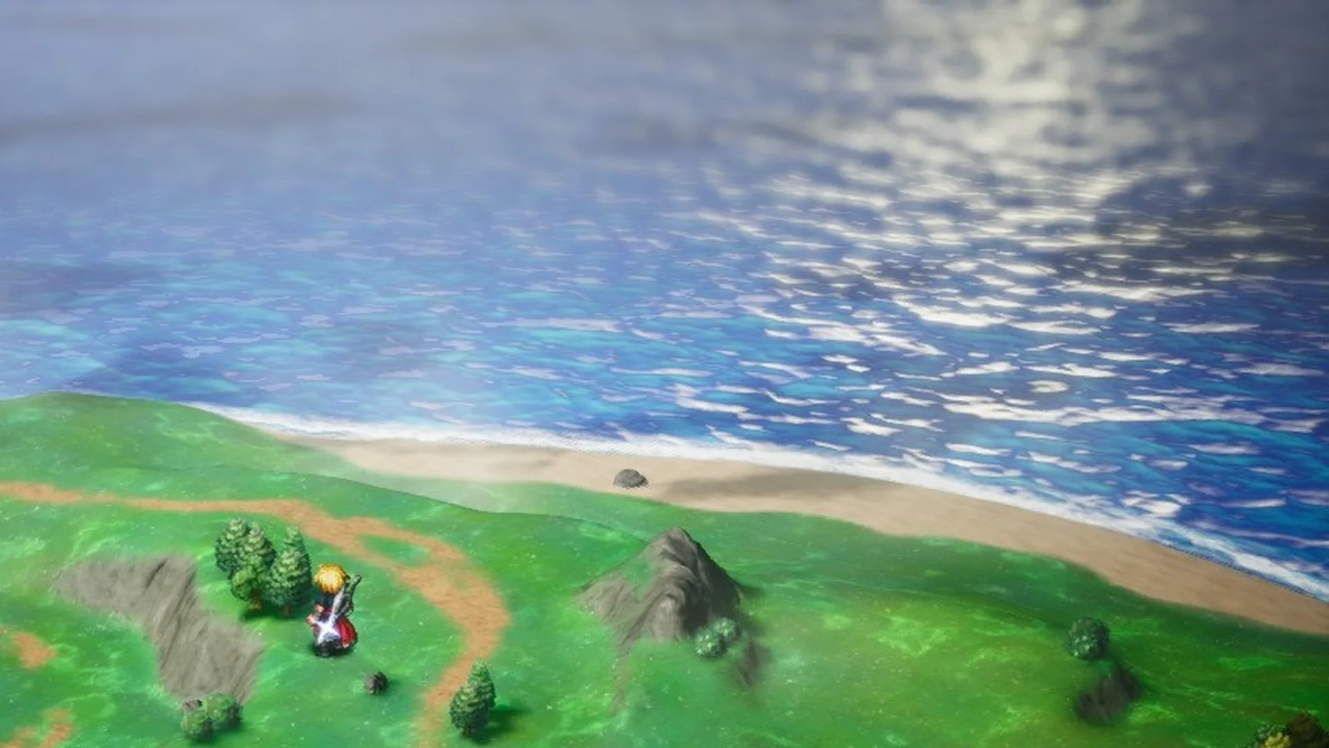 Kolobos island north headland in Final Fantasy Resonance