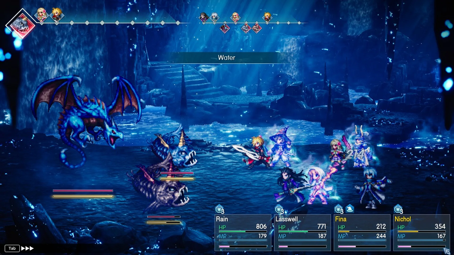 Water banner as Wave Lopros hits the whole party
