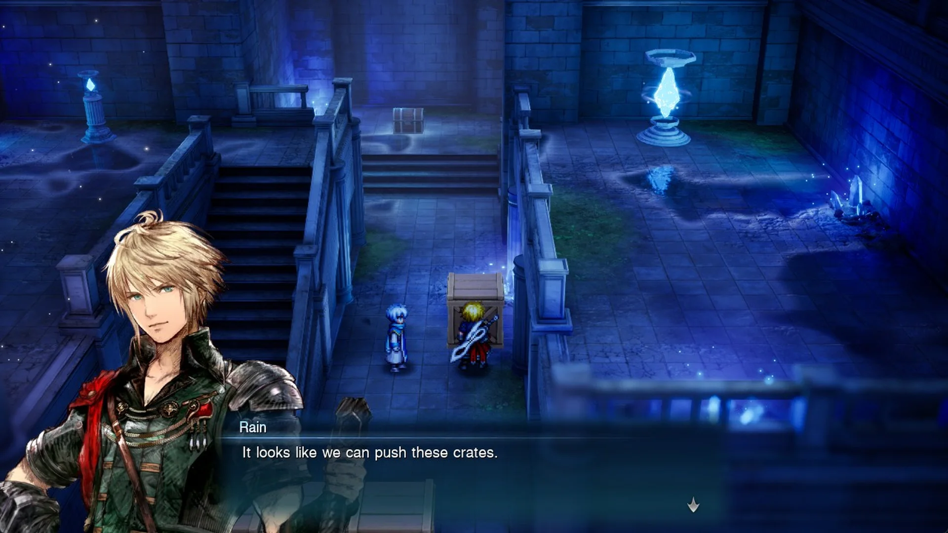Rain: It looks like we can push these crates.
