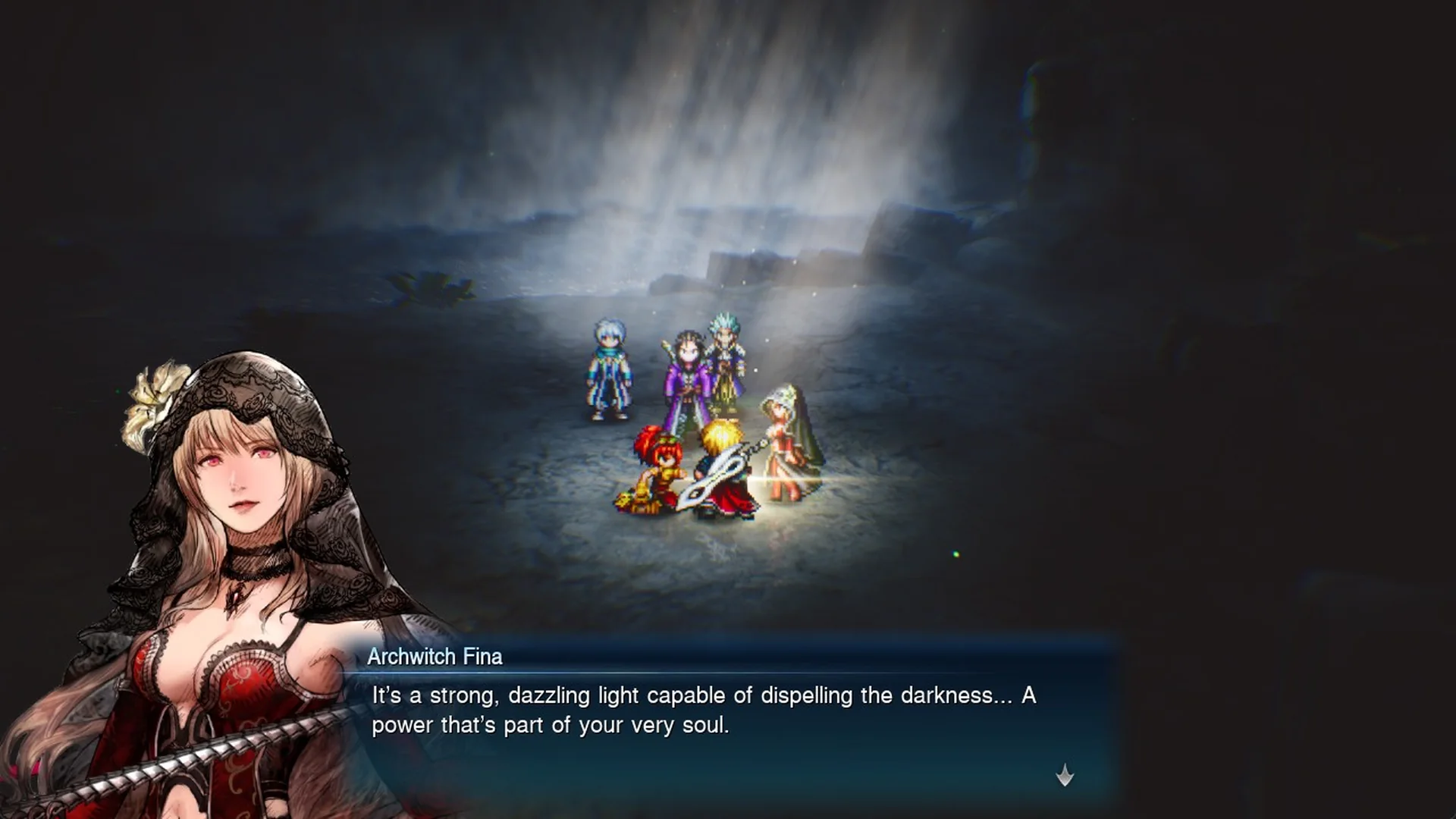 Archwitch Fina tells Rain the light is a power that's part of his very soul