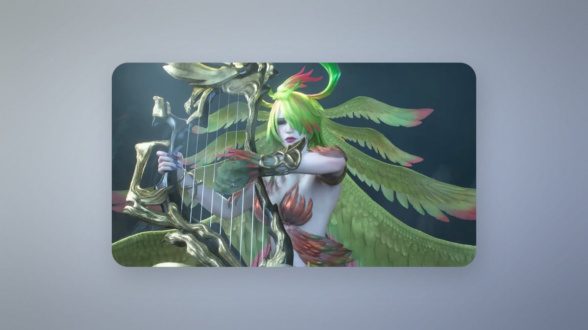 Styled card of Siren and the Lunatic Voice Esper skill