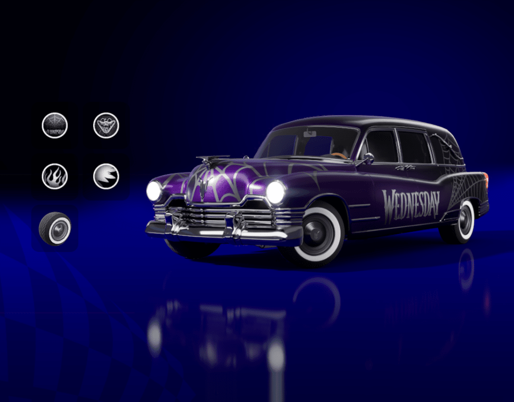 Hearse + Wednesday — Fortnite item shop
